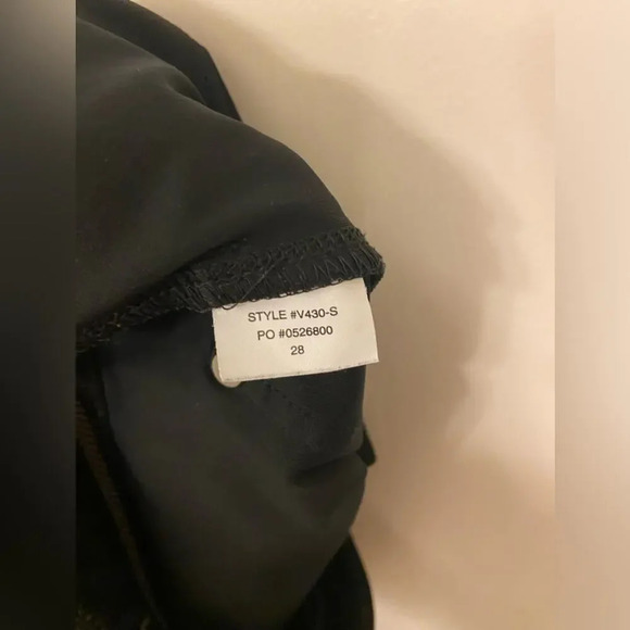 Vuori Meta Pant Short Inseam Black Size 28 - Picture 3 of 4